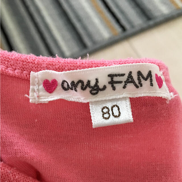 anyFAM(エニィファム)のTシャツ 80 キッズ/ベビー/マタニティのベビー服(~85cm)(Ｔシャツ)の商品写真