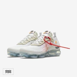 ナイキ(NIKE)のNIKE × OFF-WHITE AIR VAPORMAX WHITE 24.5(スニーカー)