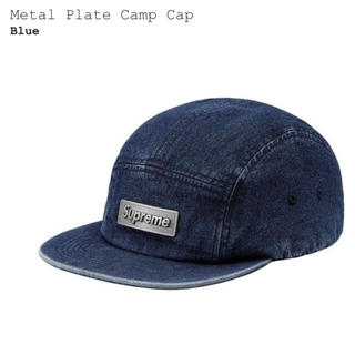 シュプリーム(Supreme)のSupreme 18ss Metal Plate Camp Cap Blue(キャップ)