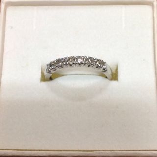 ジュエリーツツミ(JEWELRY TSUTSUMI)のK10ダイヤモンドエタニティリング0.3ct(リング(指輪))