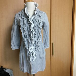 ギャラリービスコンティ(GALLERY VISCONTI)のなち★なち様 専用  ✳︎  ギャラリービスコンティ♡ストライプフリルチュニック(チュニック)