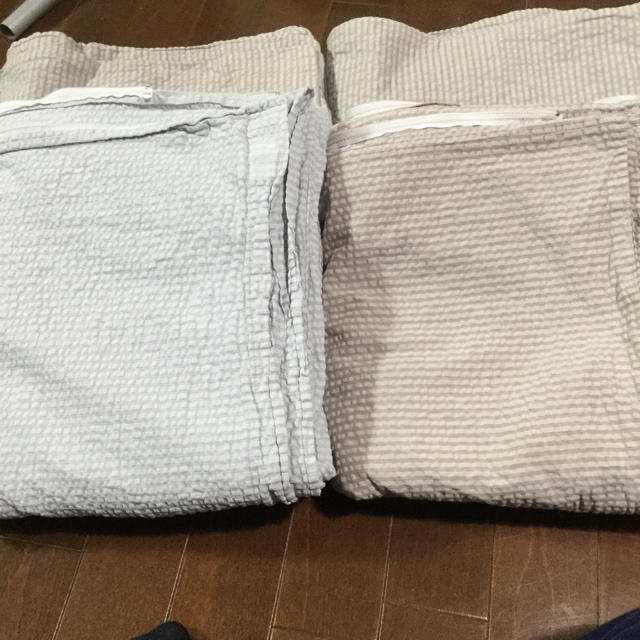 MUJI (無印良品)(ムジルシリョウヒン)の無印良品 敷布団カバーセミダブル4枚セット インテリア/住まい/日用品の寝具(シーツ/カバー)の商品写真