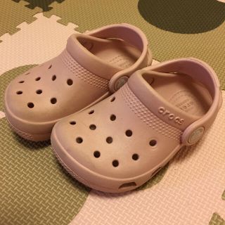 クロックス(crocs)のcrocs C6 14cm ピンク(サンダル)