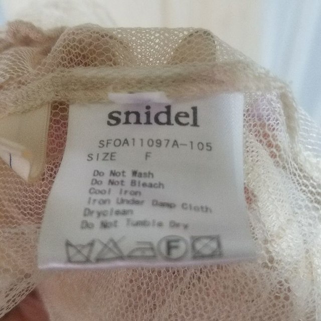 SNIDEL(スナイデル)の新品同様♡スナイデル♡2wayレースワンピ レディースのワンピース(ひざ丈ワンピース)の商品写真