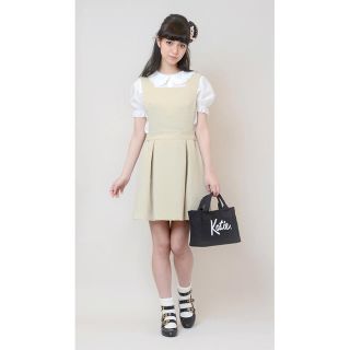 ケイティー(Katie)の新品 Katie CAFE CHIC waitress ワンピース ベージュ(ミニワンピース)