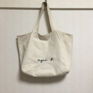 アニエスベー(agnes b.)のアニエスべー agnis b／トート トートバッグ／白 ホワイト(トートバッグ)