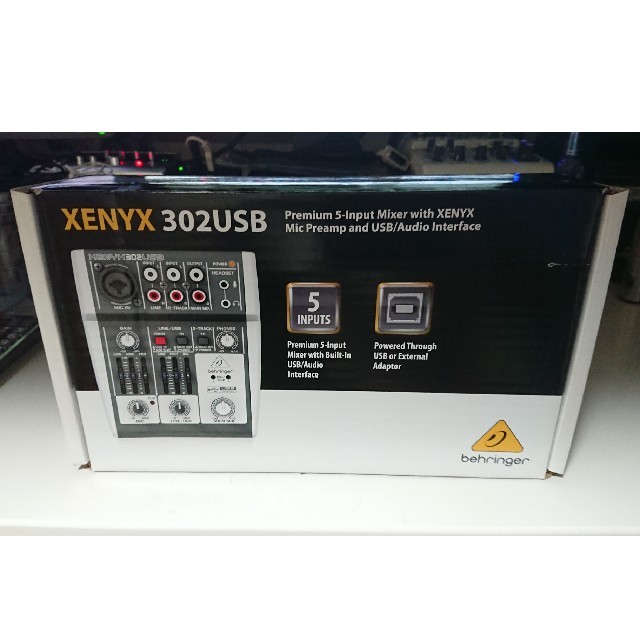 オーディオインターフェース behringer XENYX 302USB 楽器のDTM/DAW(オーディオインターフェイス)の商品写真