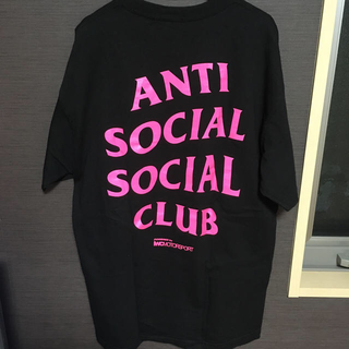 ステューシー(STUSSY)のAnti social social club 488 Black Tee(Tシャツ/カットソー(半袖/袖なし))