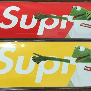 シュプリーム(Supreme)のシュプリーム  ステッカー カーミット 赤のみ(ノベルティグッズ)