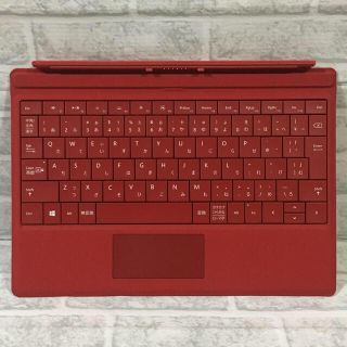 マイクロソフト(Microsoft)の良品 Surface3用 タイプカバー レッド(タブレット)