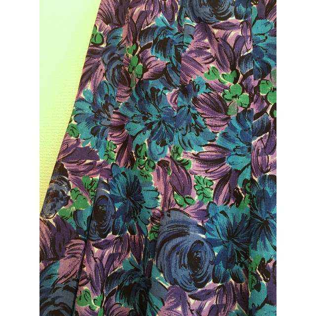 Santa Monica(サンタモニカ)のヴィンテージ 花柄マーメイドスカート レディースのスカート(ひざ丈スカート)の商品写真