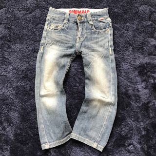 デニムダンガリー(DENIM DUNGAREE)のDENIM BAR☆BEBE ストレッチスリムストレート 100cm (パンツ/スパッツ)