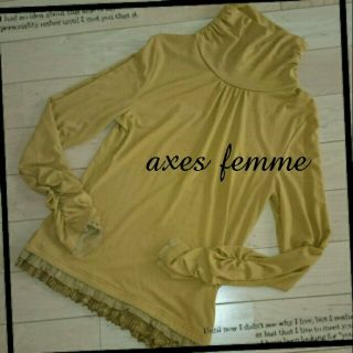 アクシーズファム(axes femme)のaxes femme☆カットソー(カットソー(長袖/七分))