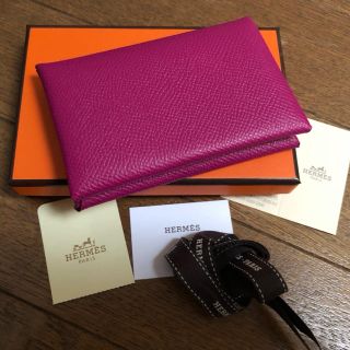 エルメス(Hermes)のしょこたん様ご専用 エルメス 国内ブティック購入 A刻 カードケース (名刺入れ/定期入れ)