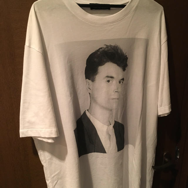 ダークブラウン 茶色 有名アーティスト着用 RAF SIMONS ロングシャツ