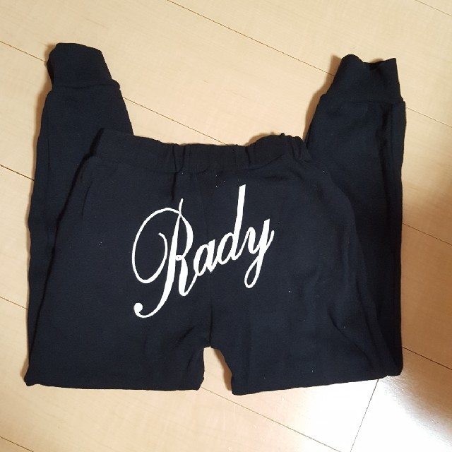 Rady おしりロゴスエットパンツ