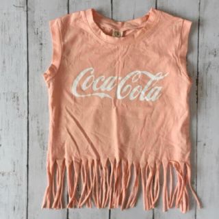 コカコーラ(コカ・コーラ)のコカコーラ フリンジＴシャツ(Tシャツ/カットソー)