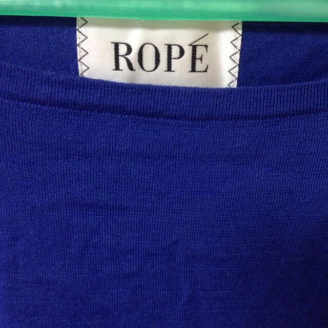 ROPE’(ロペ)のROPE ブルーニット レディースのトップス(ニット/セーター)の商品写真