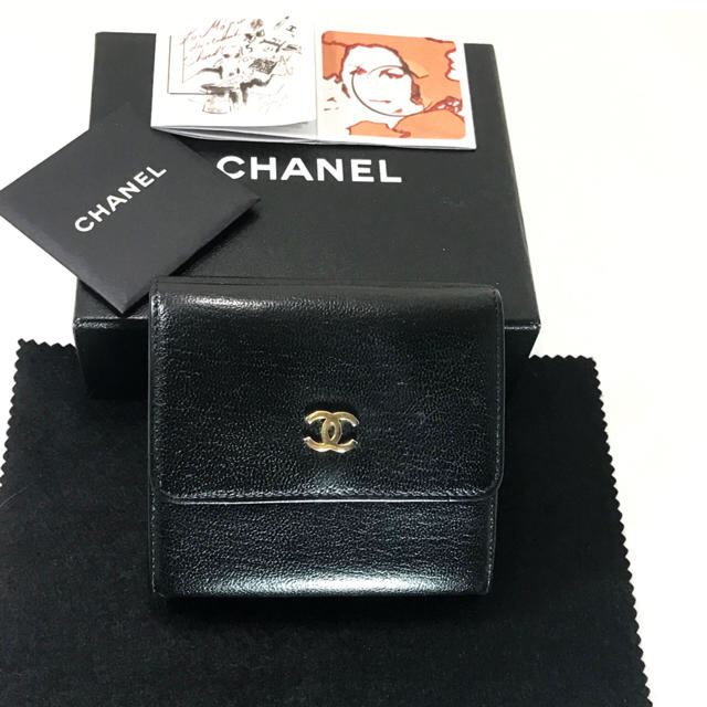 CHANEL(シャネル)のCHANEL ダブルホック折財布 レディースのファッション小物(財布)の商品写真