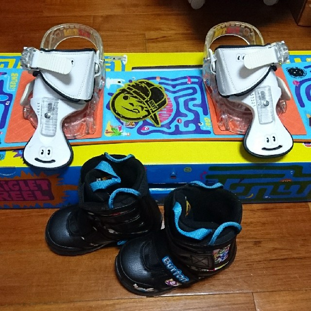 2013年 BURTON キッズ90cm ブーツ17.5cm 3点セット