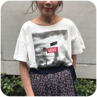 カスタネ(Kastane)の人気完売♡VANSコラボT♡ホワイト(Tシャツ(半袖/袖なし))