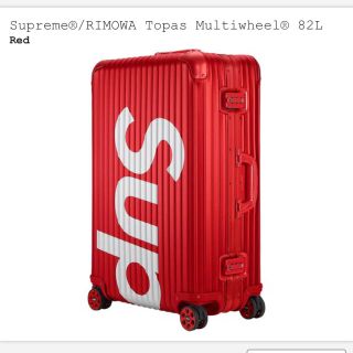 シュプリーム(Supreme)のSupreme×RIMOWA Topas Multiwheel 82L (トラベルバッグ/スーツケース)