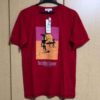 シンプルライフ(SIMPLE LIFE)の新品未使用 simple life サーファープリントTシャツ メンズ(Tシャツ/カットソー(半袖/袖なし))