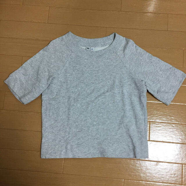 UNIQLO(ユニクロ)のUNIQLOU 2017  ライトスウェットクルーネックT レディースのトップス(Tシャツ(半袖/袖なし))の商品写真