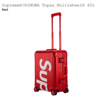 シュプリーム(Supreme)のSupreme®/RIMOWA Topas Multiwheel® 45L(トラベルバッグ/スーツケース)