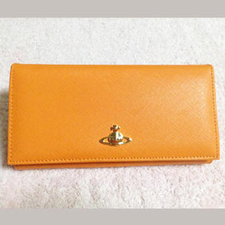 ヴィヴィアンウエストウッド(Vivienne Westwood)のカラフルオレンジ☆ヴィヴィアン長財布(財布)