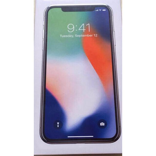 iPhone x 64gb シムフリー シルバー