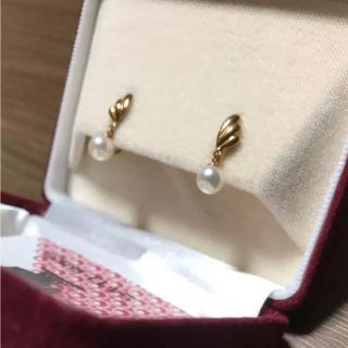 ミキモト(MIKIMOTO)の専用 新品未使用 ミキモト  パールイヤリング K18(イヤリング)