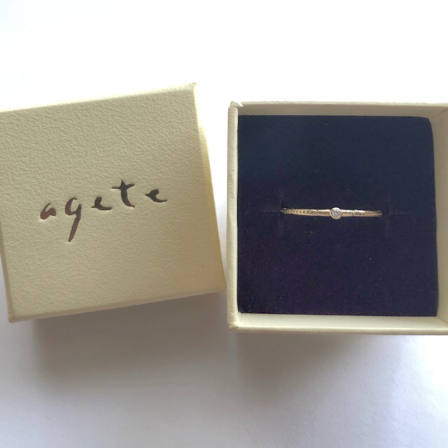 agete ダイヤモンドの通販 by ゆゆ's shop｜アガットならラクマ - もふもふ様専用アガットリング K10 在庫最安値
