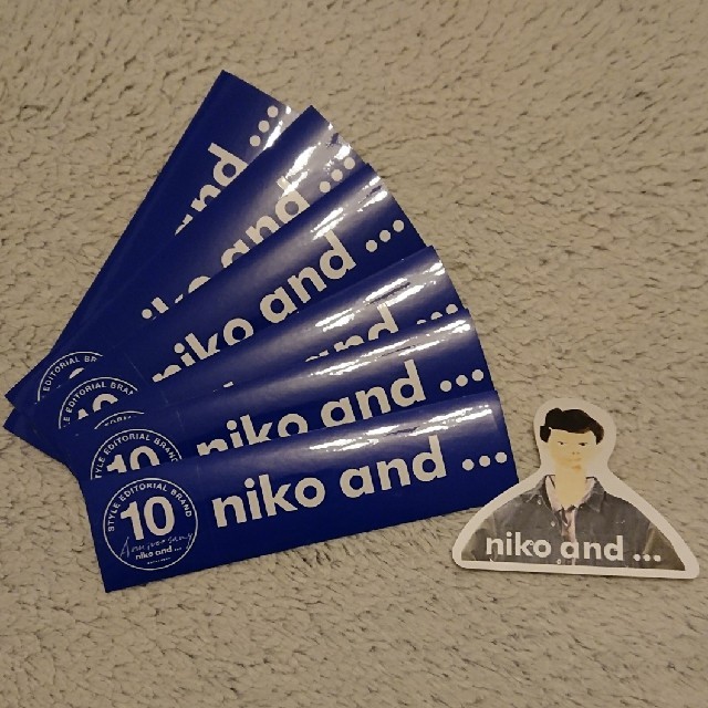 niko and...(ニコアンド)のniko and...ステッカー ハンドメイドの文具/ステーショナリー(しおり/ステッカー)の商品写真