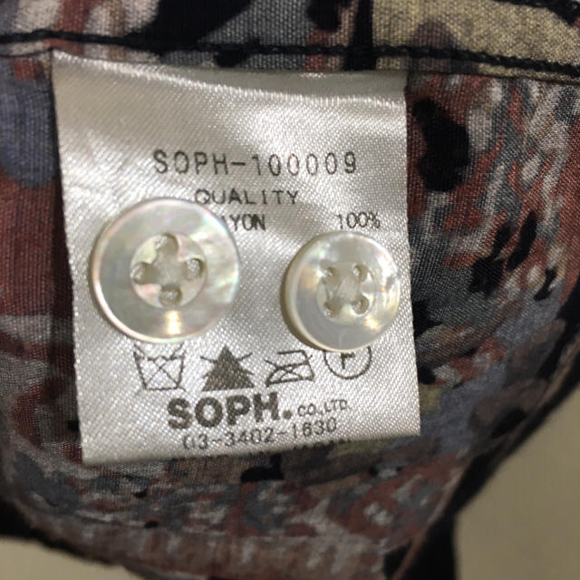 SOPHNET.(ソフネット)のSOPHNET OPEN COLLAR SHIRT アロハシャツ 長袖 柄シャツ メンズのトップス(シャツ)の商品写真