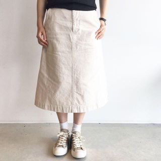 マーガレットハウエル(MARGARET HOWELL)のMHL. light denimスカート(ひざ丈スカート)