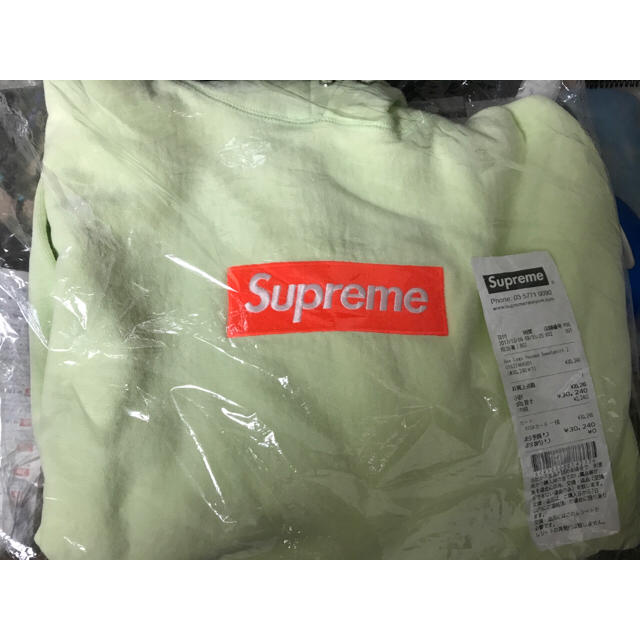 LemonサイズSupreme Box Logo Hooded Sweatshirt M