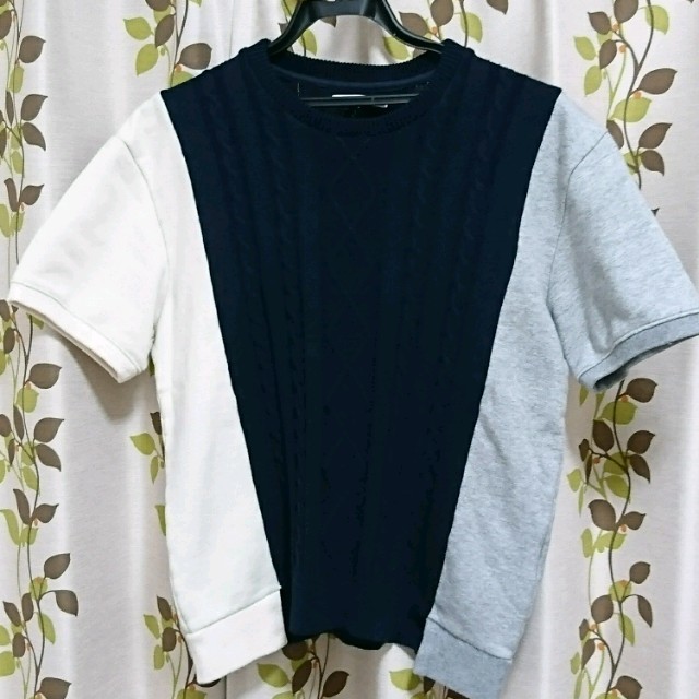 DISCOVERED(ディスカバード)のDISCOVERED  Short sleeve KNIT SWEAT メンズのトップス(ニット/セーター)の商品写真