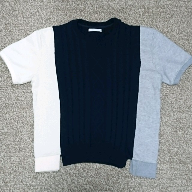 DISCOVERED(ディスカバード)のDISCOVERED  Short sleeve KNIT SWEAT メンズのトップス(ニット/セーター)の商品写真