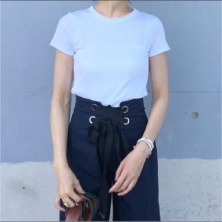 ザラ(ZARA)のzara コルセットパンツ　sサイズ　カーキ(バギーパンツ)