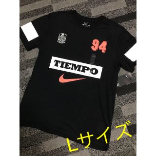 ナイキ(NIKE)のナイキ メンズ tシャツ L ティエンポ TIEMPO 黒 ブラック(Tシャツ/カットソー(半袖/袖なし))