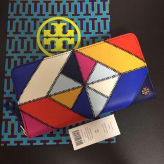 トリーバーチ(Tory Burch)のTory Burch ダイアモンド ステッチ マルチカラー 長財布(財布)