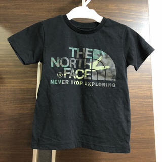 ザノースフェイス(THE NORTH FACE)のTHE NORTH FACE 110 Tシャツ ブラック×カモ(Tシャツ/カットソー)