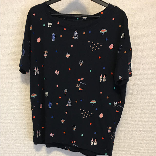 franche lippee(フランシュリッペ)のfranche lippee★刺繍Tシャツ レディースのトップス(Tシャツ(半袖/袖なし))の商品写真