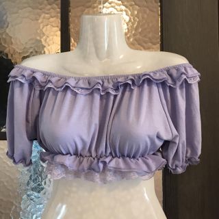 アナップ(ANAP)のsale♡新品タグ付❤︎ANAP オフショルフリルTOPS(カットソー(半袖/袖なし))