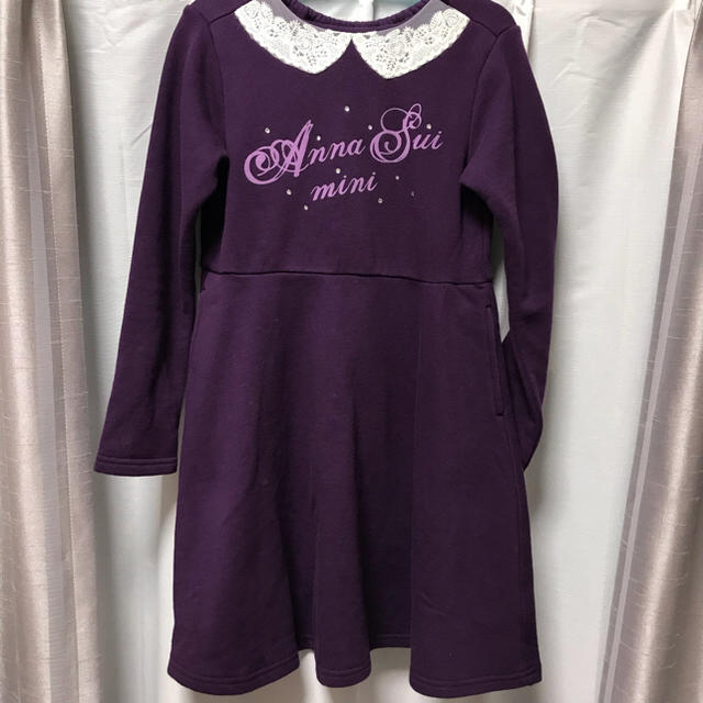 ANNA SUI mini(アナスイミニ)のANNA SUI アナスイミニ  130cm ワンピース キッズ/ベビー/マタニティのキッズ服女の子用(90cm~)(ワンピース)の商品写真