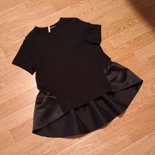 バーニーズニューヨーク(BARNEYS NEW YORK)のBARNEYS NEW YORK ヨーコチャン バックギャザーカットソー 40(カットソー(半袖/袖なし))