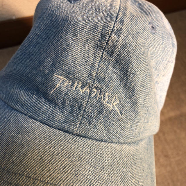 THRASHER(スラッシャー)のThrasher × Newhattan デニムキャップ メンズの帽子(キャップ)の商品写真