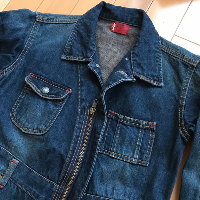 Levi's(リーバイス)のリーバイス 130 つなぎ オールインワン キッズ/ベビー/マタニティのキッズ服男の子用(90cm~)(パンツ/スパッツ)の商品写真