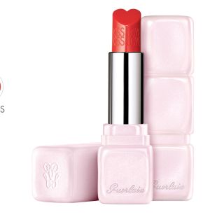 ゲラン(GUERLAIN)の新品未使用☆ゲランキスキスリップハートリップ574オレンジ(口紅)